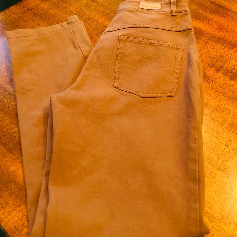 Bella Colori Tan Jeans Beautiful Size 6